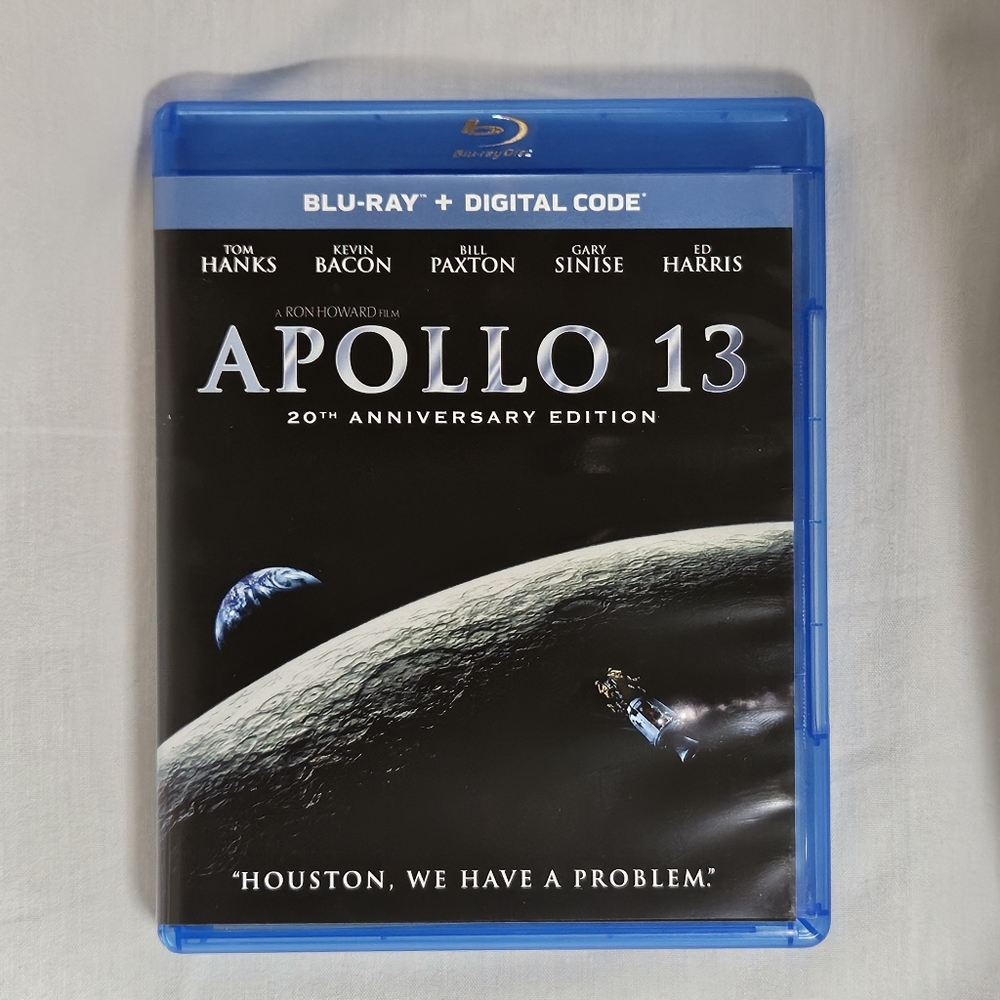 Apollo 13 Blu-ray (1995 Kevin Bacon, Tom Hanks, Bill Paxton)